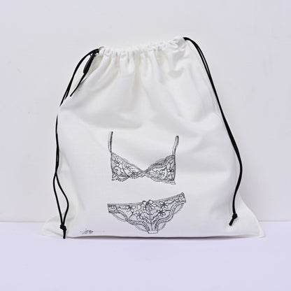 Cotton Drawstring Organizer- Large