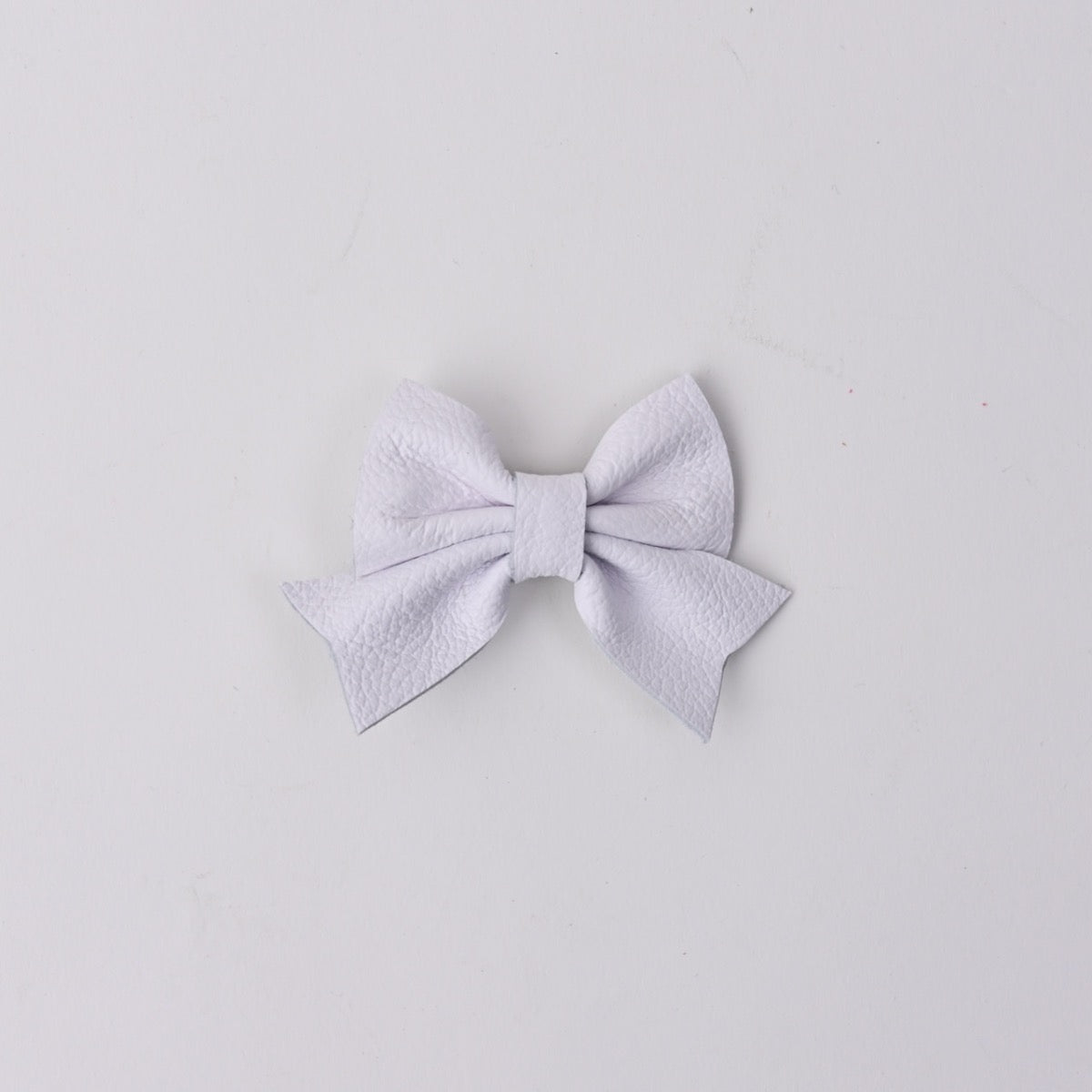 Leather Sailor Bow Clip