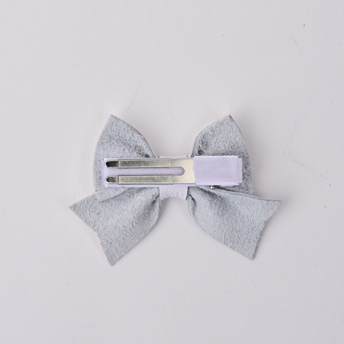 Leather Sailor Bow Clip