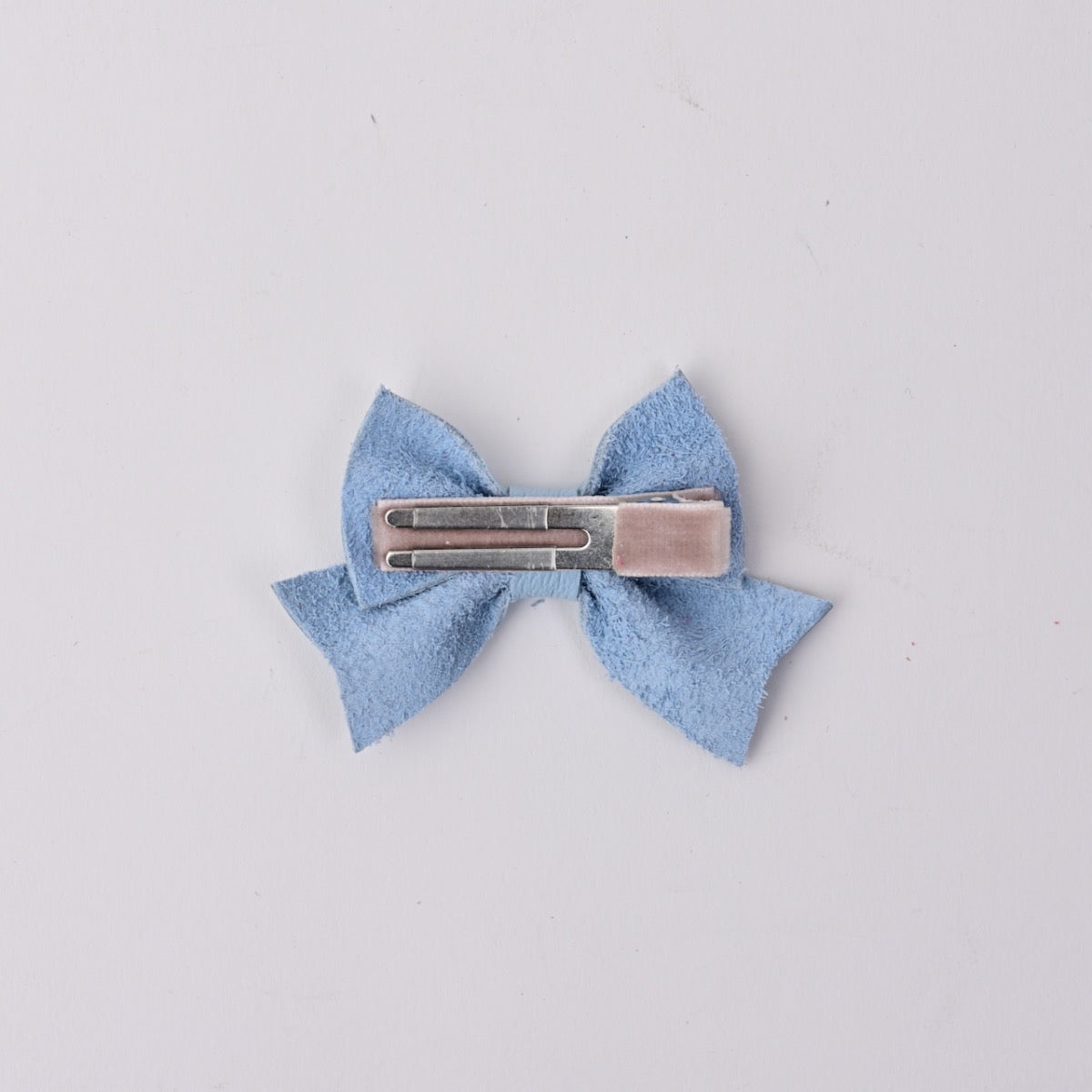 Leather Sailor Bow Clip