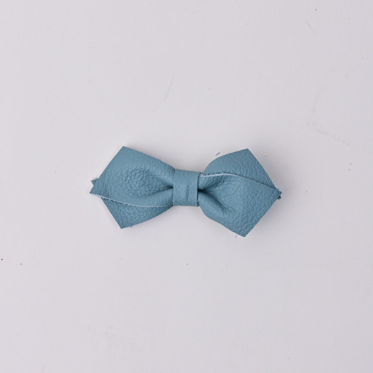 Leather Criss Cross Clip