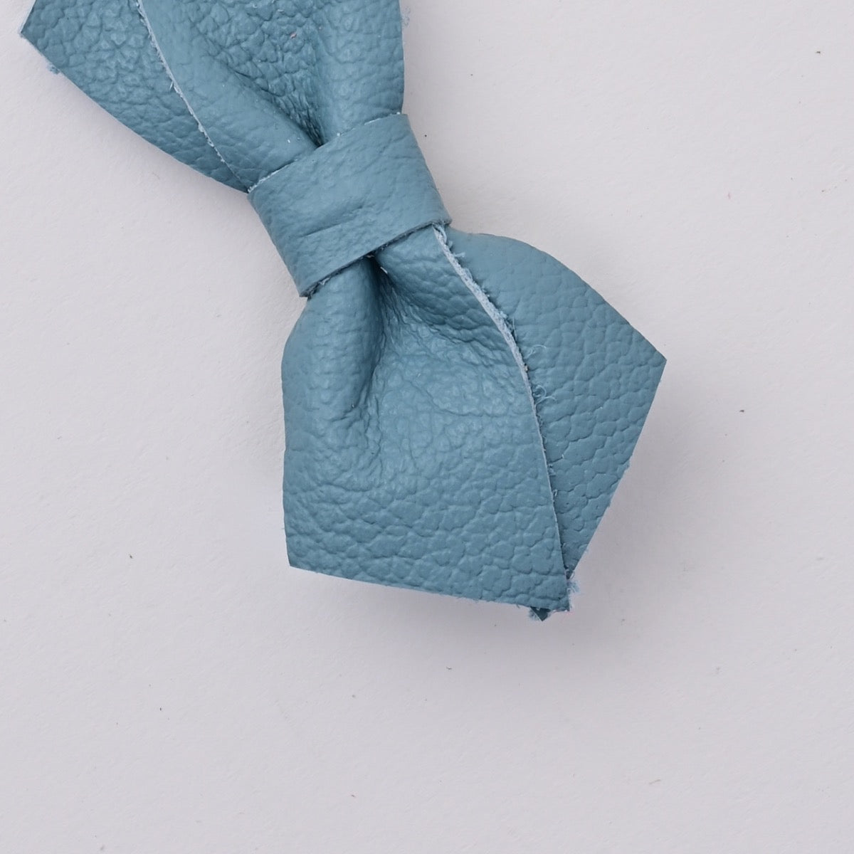 Leather Criss Cross Clip