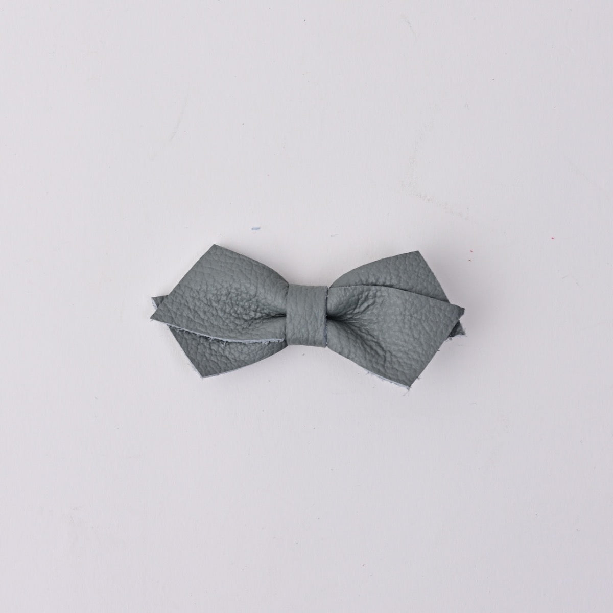 Leather Criss Cross Clip