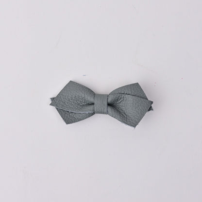 Leather Criss Cross Clip